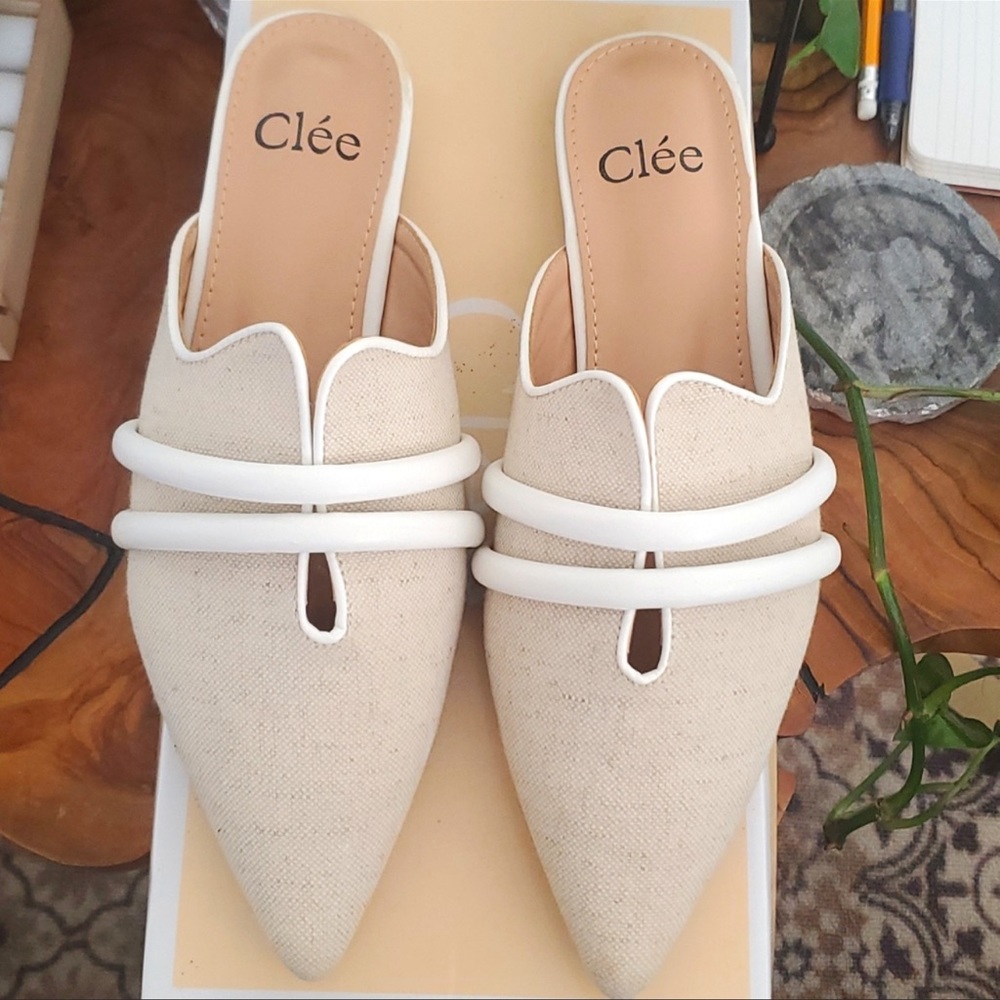 Cream mules